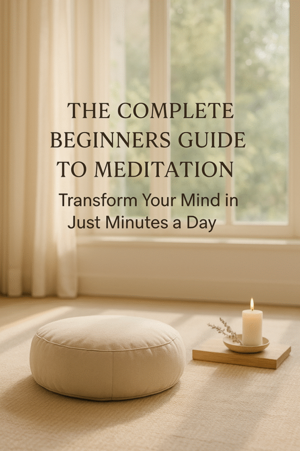 the complete beginners guide to meditation cleanLifeObsession.com