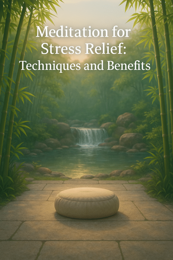 meditation for stress relief techniques and benefits www.CleanLifeObsession.com