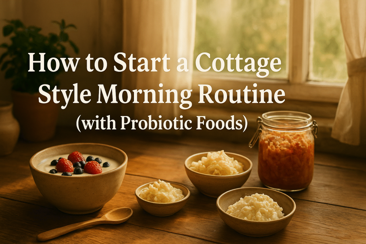 Cottage-Style Morning Routine with Probiotic Foods www.cleanlifeobsession.ccom