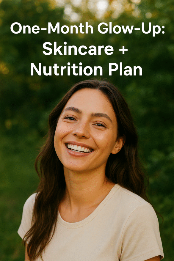 One-Month Glow-Up: Skincare + Nutrition Plan