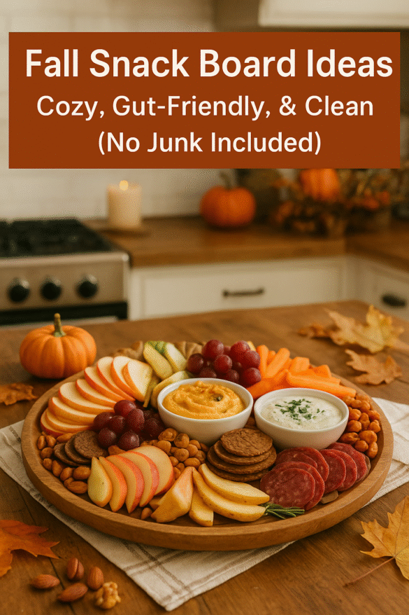 Fall Snack Board Ideas: Cozy, Gut-Friendly, & Clean (No Junk Included)