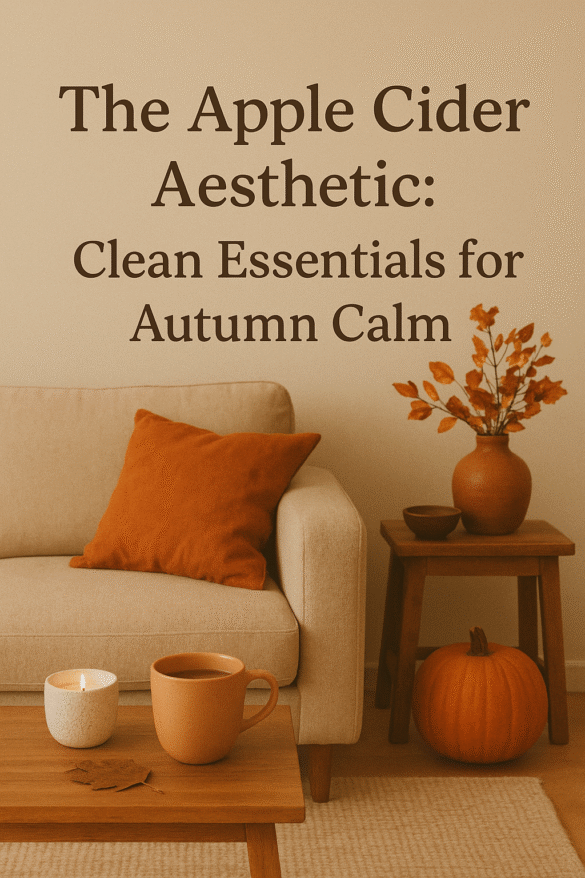 The Apple Cider Aesthetic: Clean Essentials for Autumn Calm
